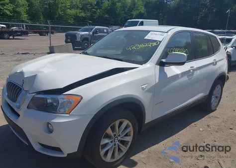 2013 BMW X3 xDrive28I из США, поврежденный, VIN 5UXWX9C58D0D03567